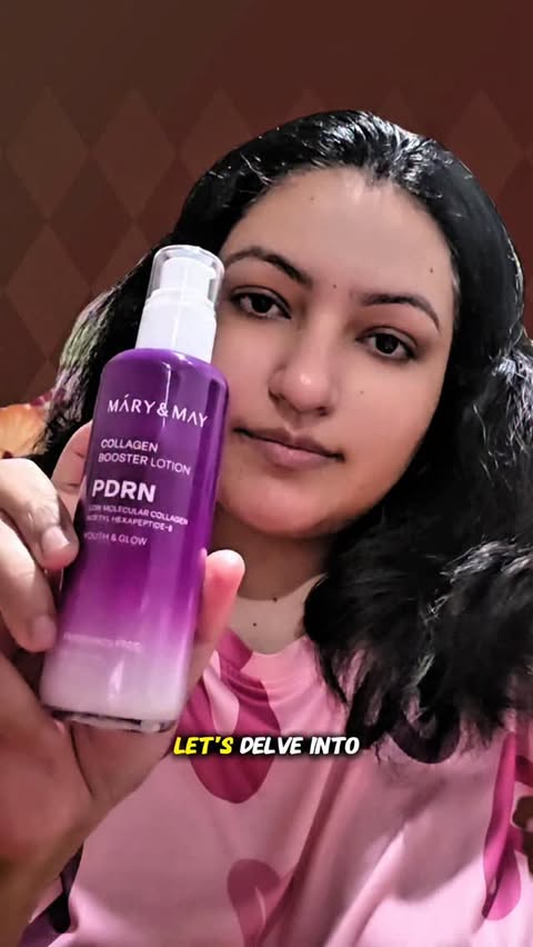 Instagram post by @lareinevlogs for YesStyle. Caption reads: [...] Booster Lotion (PDRN) Thank you YesStyle for....