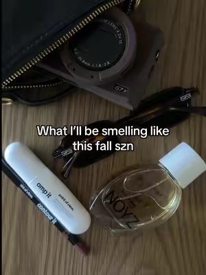TikTok post by @angiely.goodman for Eternal Perfume Oils. Caption reads: [...] 🍂🤍💫 @Snif @noyzfragrance @Eternal Perfume....