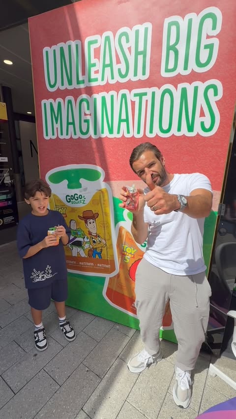 Instagram post by @nathanmassey_ for GoGo squeeZ. Caption reads: [...] day out! We had the best time at the GoGo....