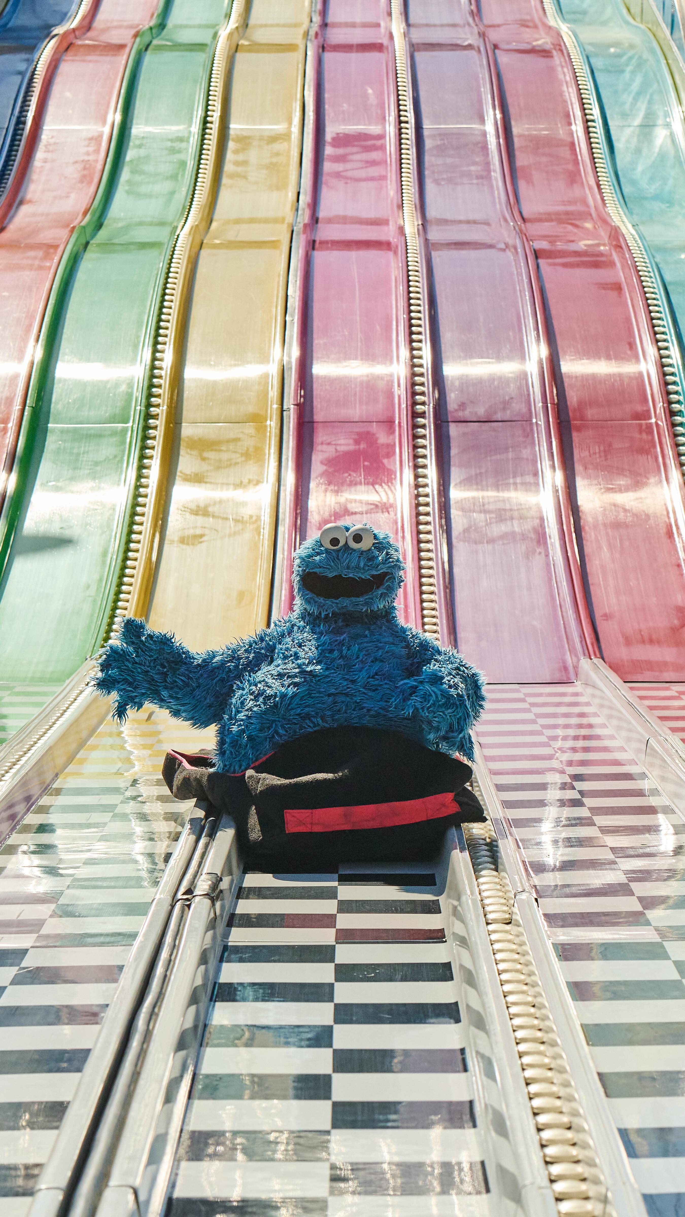 Instagram post by @cookiemonster for Sesame Street. Caption reads: Texas Forever. 💙 Thank you to the State Fair of....