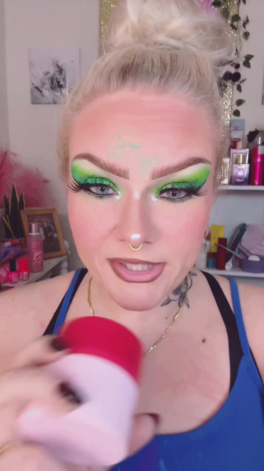 TikTok post by @panda24133 for Kara Beauty. Caption reads: @Kara Beauty sponsored post great product.