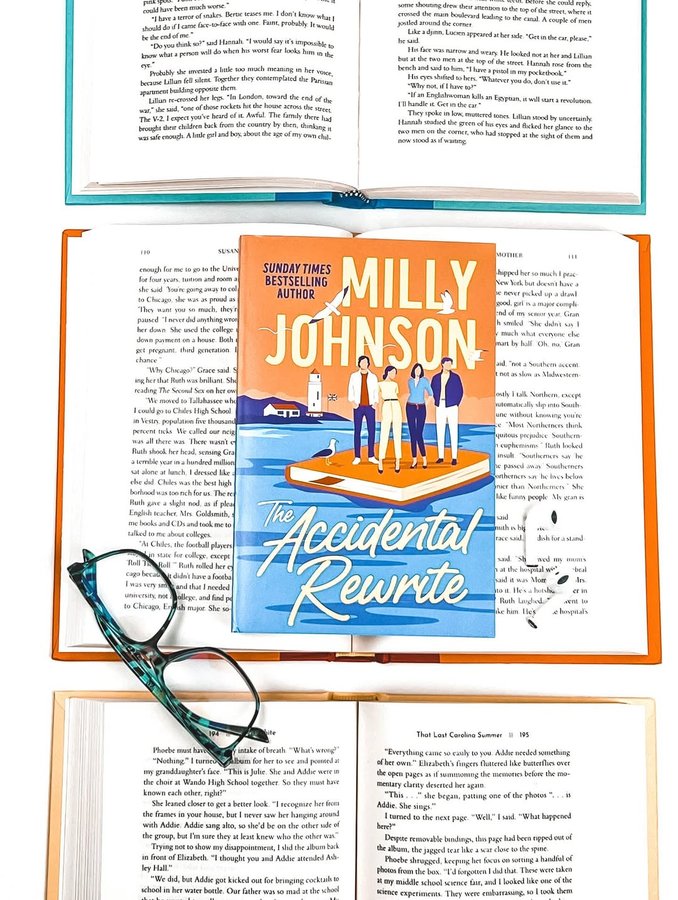 Instagram post by @subakka.bookstuff for Libro.fm. Caption reads: •Ｂｏｏｋ Ｒｅｖｉｅｗ•⁣
⁣
𝐓𝐡𝐞 𝐀𝐜𝐜𝐢𝐝𝐞𝐧𝐭𝐚𝐥....