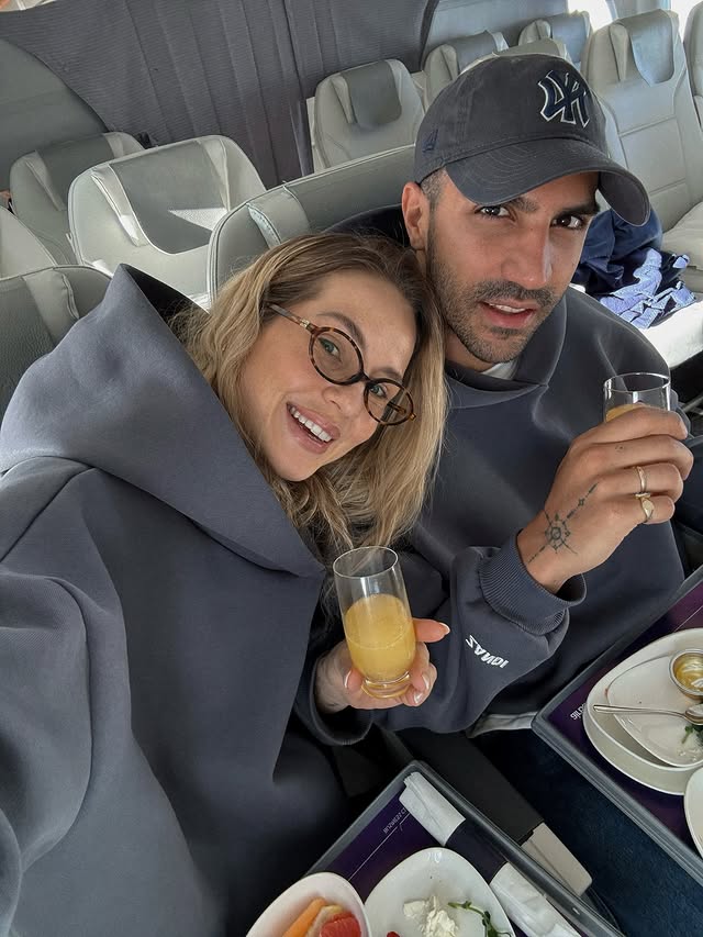Instagram post by @dandi.couple for airBaltic. Caption reads: [...] been looking back at our trips with....