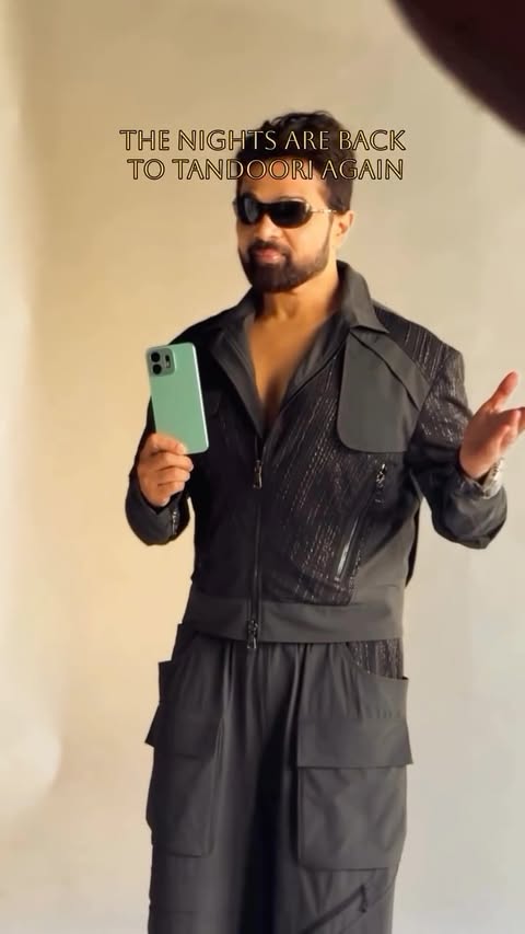 Instagram post by @himesh_reshammiya_fc for OnePlus. Caption reads: [...] Reshammiya During His Recent #Ad With....
