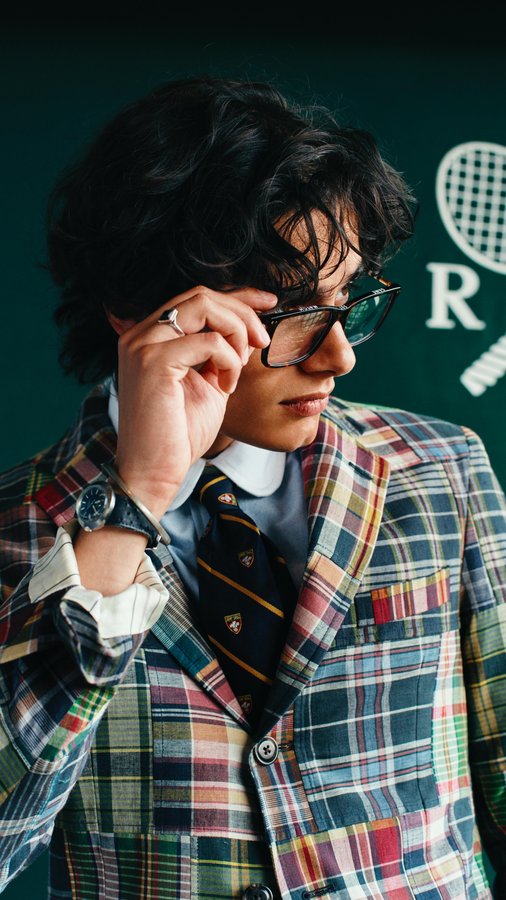 Instagram post by @callummullin for Vision Express. Caption reads: had the Ralph blazer, had the Ralph tie, the Ralph....