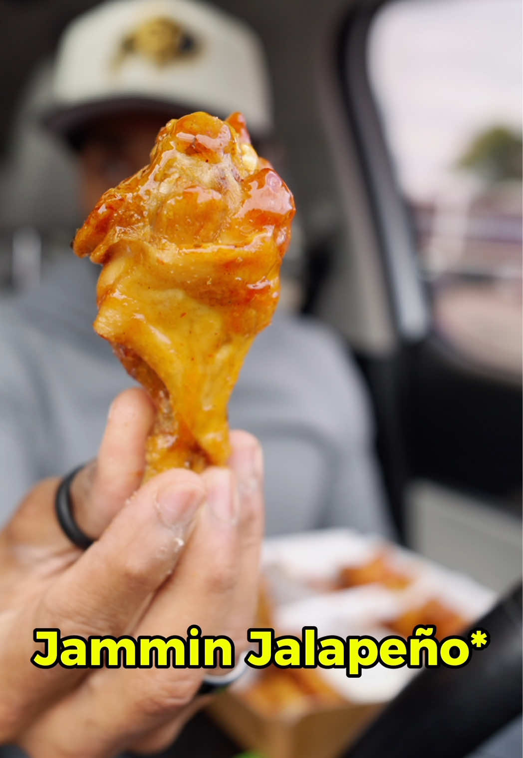 TikTok post by @kingschratz for Buffalo Wild Wings. Caption reads: What is the best @Buffalo Wild Wings Flavor....