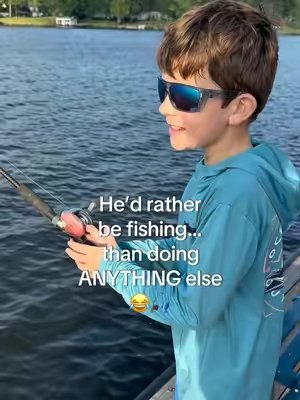 TikTok post by @penningtonpoint for KastKing. Caption reads: [...] are his people. 😂 So I got him the KastKing....