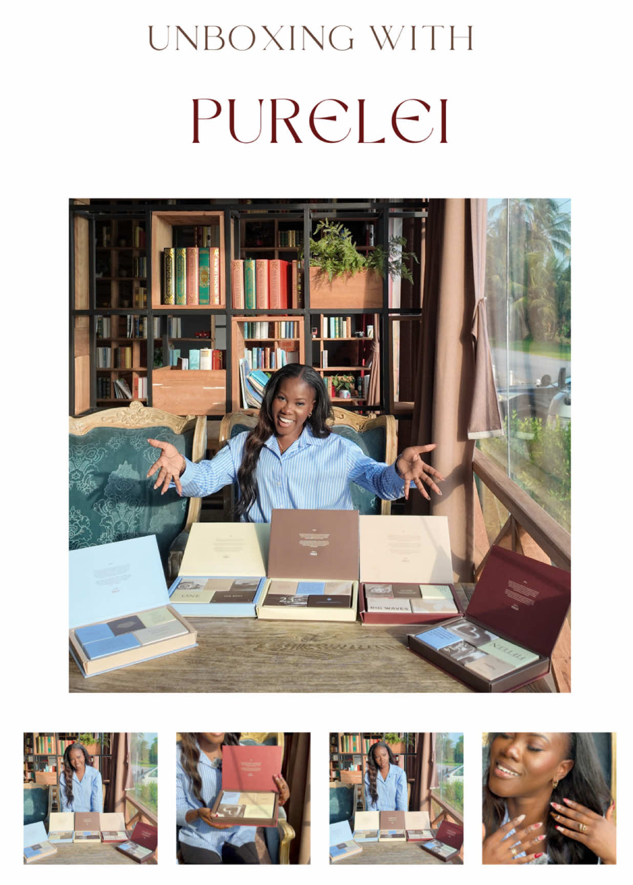 TikTok post by @kenniadomini for PURELEI. Caption reads: [...] Advent promotion with the best brand....