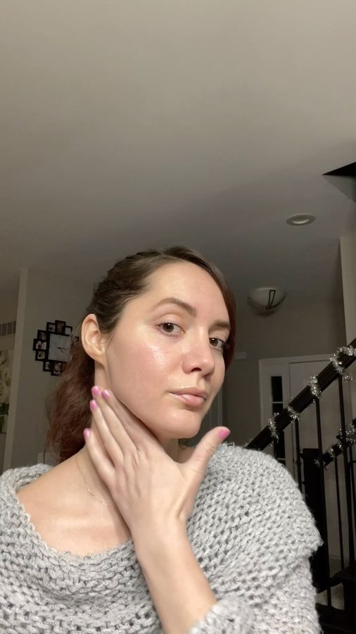 Instagram post by @mona_monica1 for VGObeauty. Caption reads: VGO Snail Mucin 92% Moisturizer @vgo_beauty1....