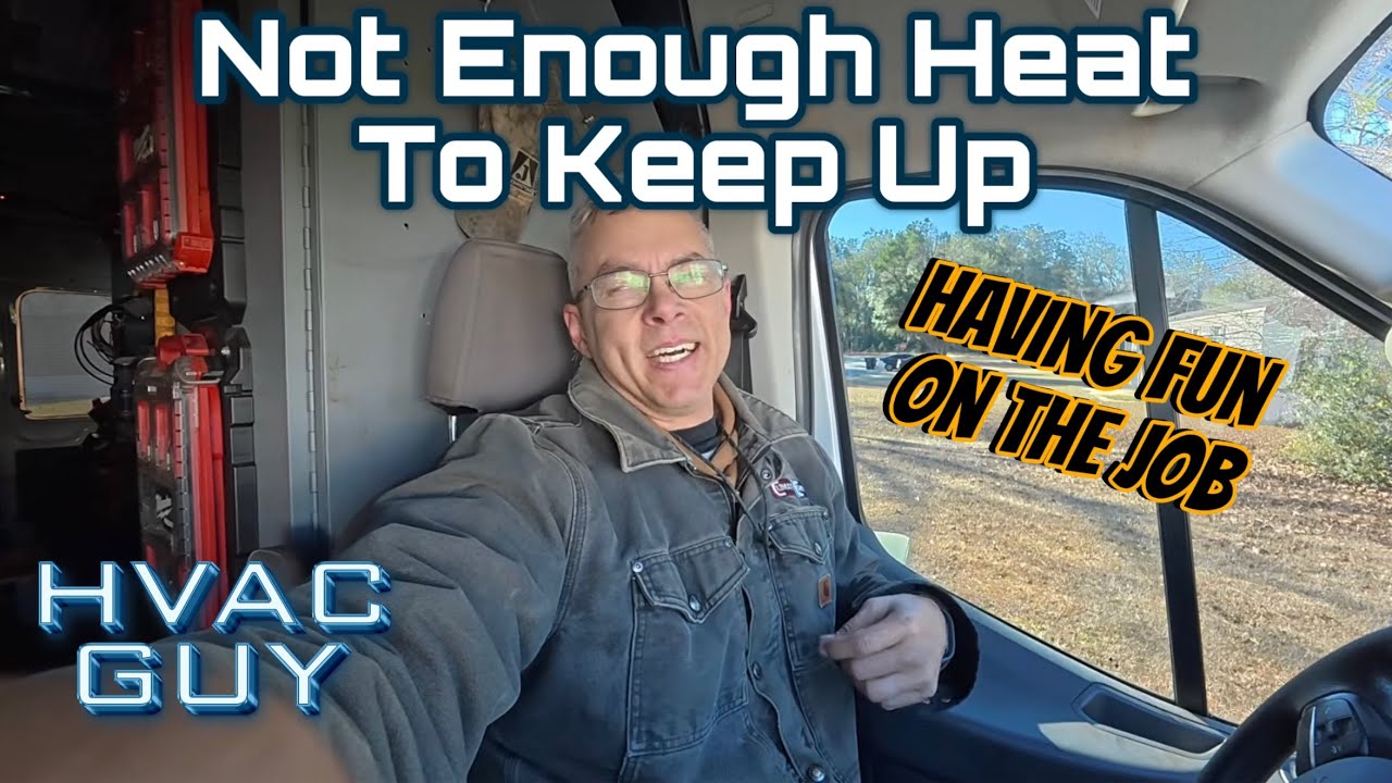 YouTube post by @HVACGUY for Milwaukee Tool. Caption reads: Catching Calls After Major Winter Storm!.