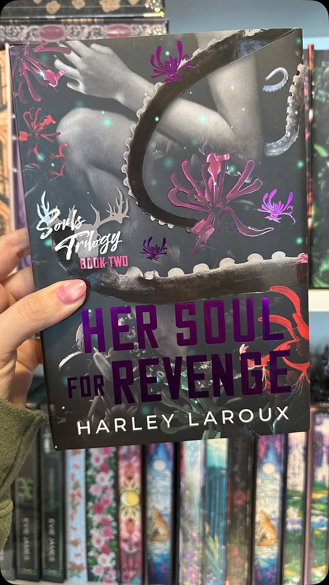 Instagram post by @harleylarouxwriter for Kensington Books. Caption reads: [...] to harleylarouxwriter @btc_books....