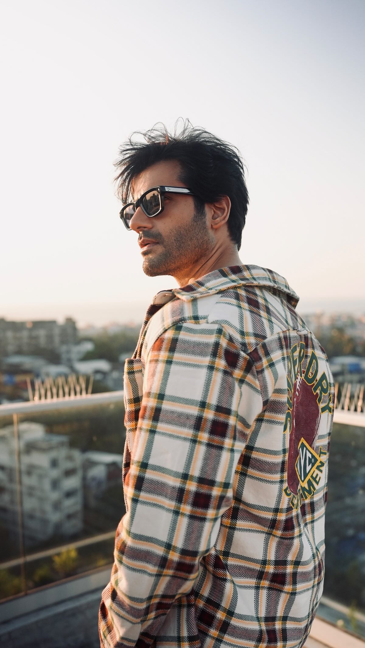 Instagram post by @karantacker for AJIO. Caption reads: New season, new vibe. 🍂
The latest A/W Superdry....