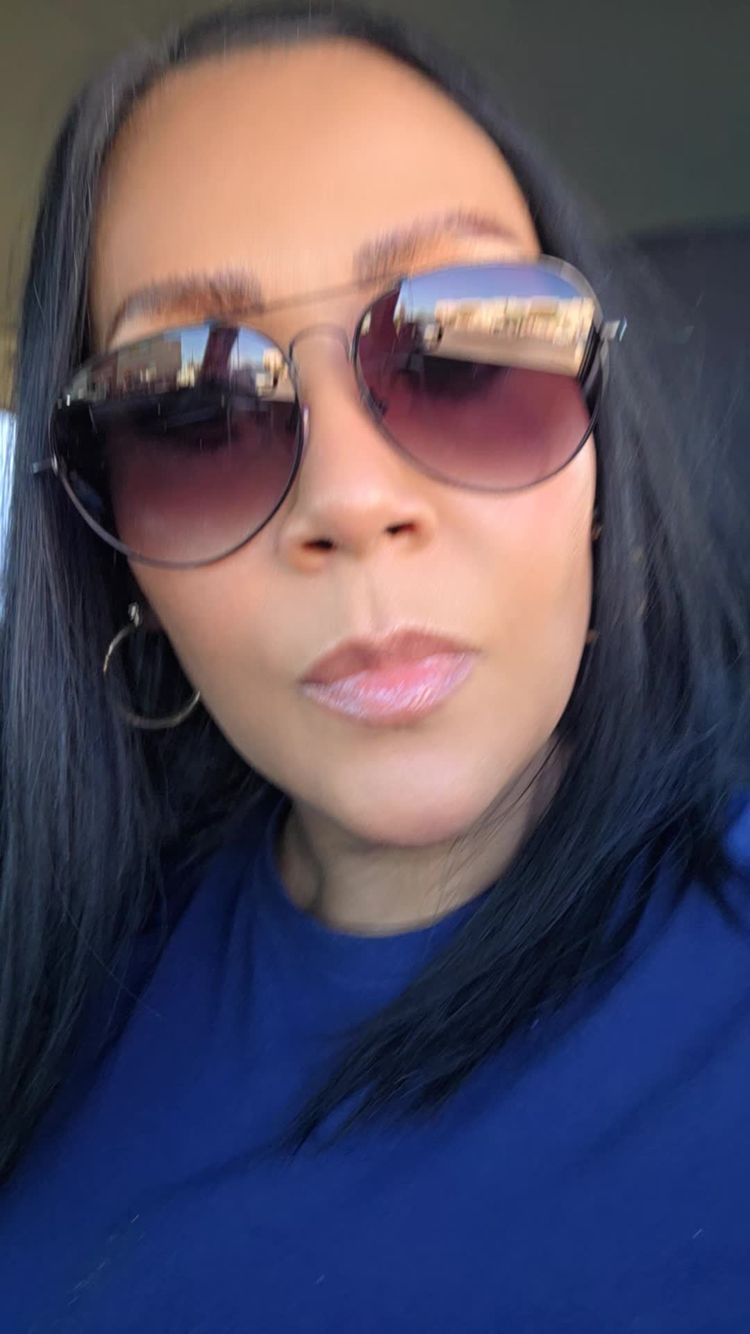 TikTok post by @car_bestie_after50 for Dax Eyewear. Caption reads: Balck 2 tone Aviatots sexy sleek @Dax Eyewear....