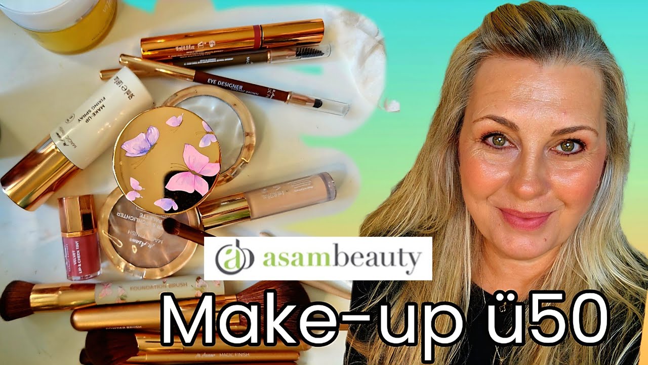 YouTube post by @kanalsharones.779 for Mainpunkt. Caption reads: SUMMER☀️ MAKE-UP FRESH AND LONG-LASTING ☀️July....