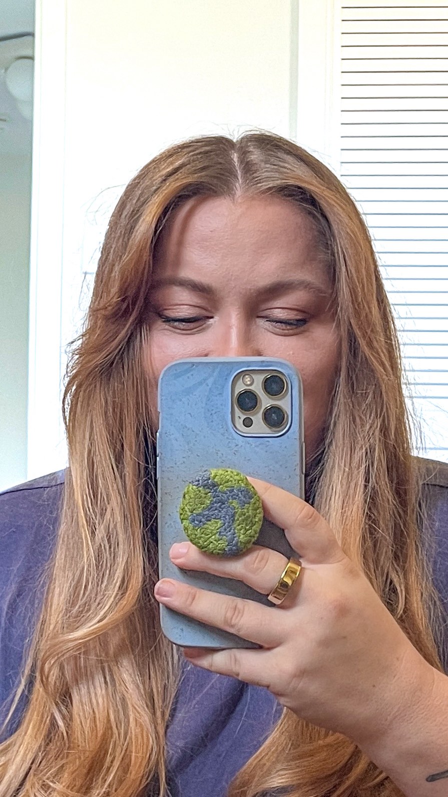 Instagram post by @shelbizleee for Back Market. Caption reads: There is no worse feeling than when my phone turns....