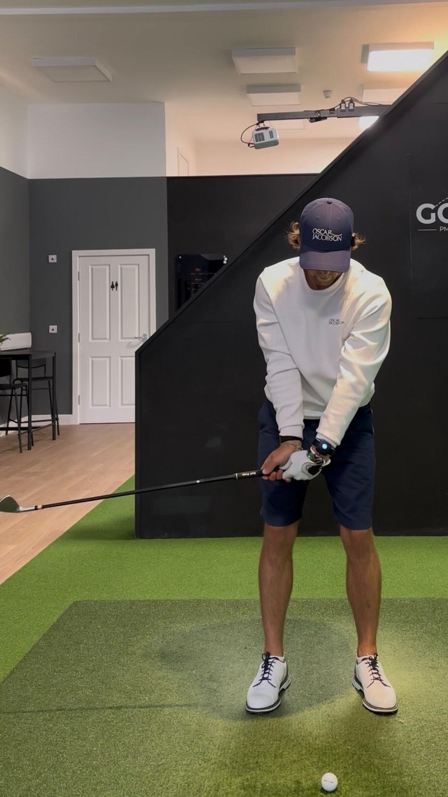 Instagram post by @lagolf.channel for HackMotion. Caption reads: 🎯 GIVEAWAY TIME! 🎯
I’ve teamed up with....