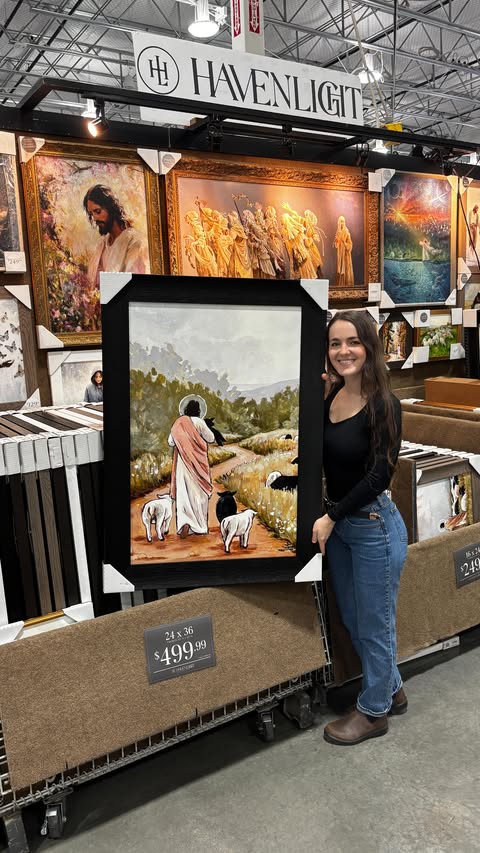 Instagram post by @paigepayne_creations for Havenlight. Caption reads: [...] I’m so happy to be working with....