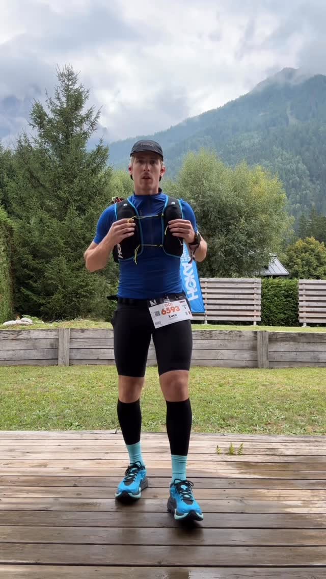 Instagram post by @luca.quattrone for Maurten. Caption reads: Ecco come mi sono equipaggiato per correre una....