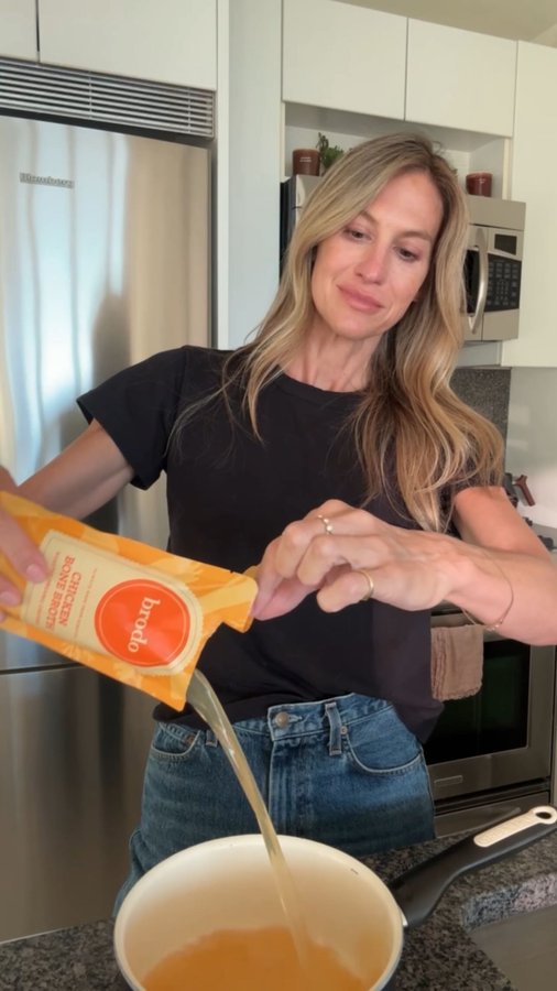 Instagram post by @kimstrother for Brodo. Caption reads: I’ve learned the hard way that taking care of my....