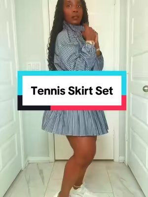 TikTok post by @shawnieshops for Fisoew Fashion. Caption reads: @Fisoew Fashion Fisoew Women's Vertical Stripes....