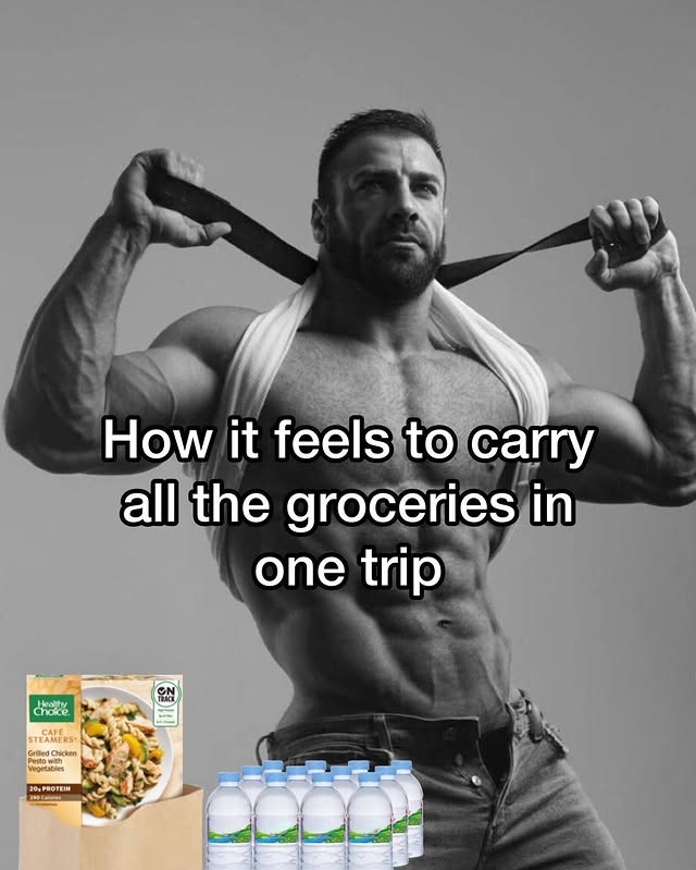 Instagram post by @doyouevenlift for Healthy Choice. Caption reads: Am I.. better than everyone? #ad.