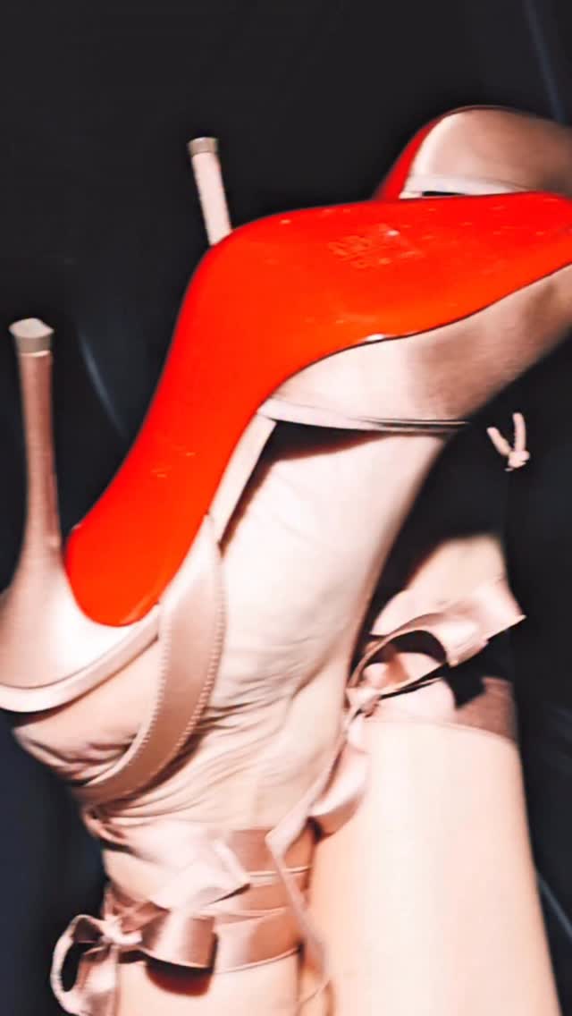 Instagram post by @cristinamusacchio for Christian Louboutin. Caption reads: @christianlouboutin knows how to put a show! Thank....