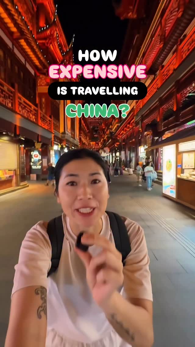 Instagram post by @hangrybynature for Skyscanner. Caption reads: A D | Did you expect China to be cheap or....