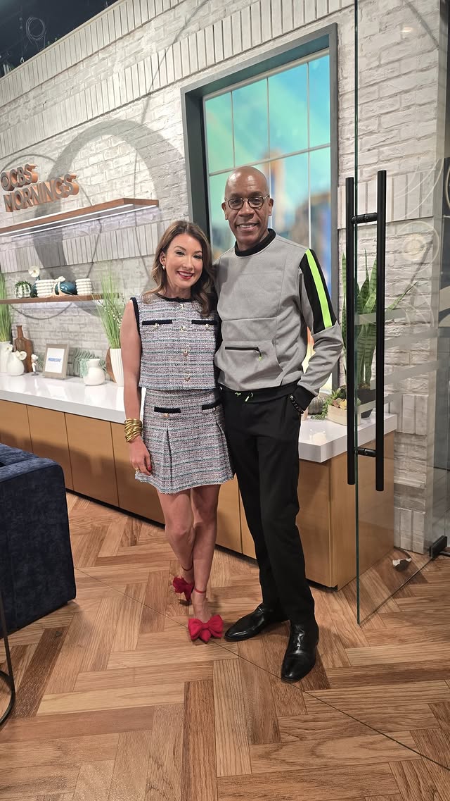 Instagram post by @patrick.riley for CBS News. Caption reads: @knocking.inc Lifestyle Expert @courtneycason DID....