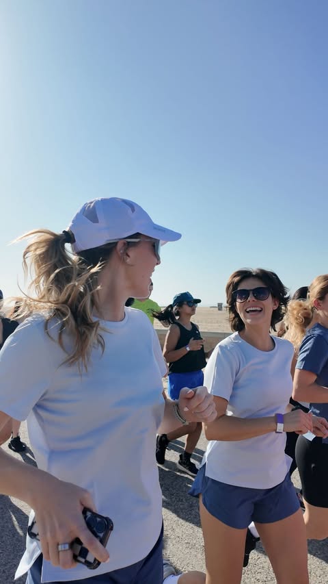 Instagram post by @questrunner for 2XU. Caption reads: [...] Run Club! Hosted by @biofreeze , @2xu , and....