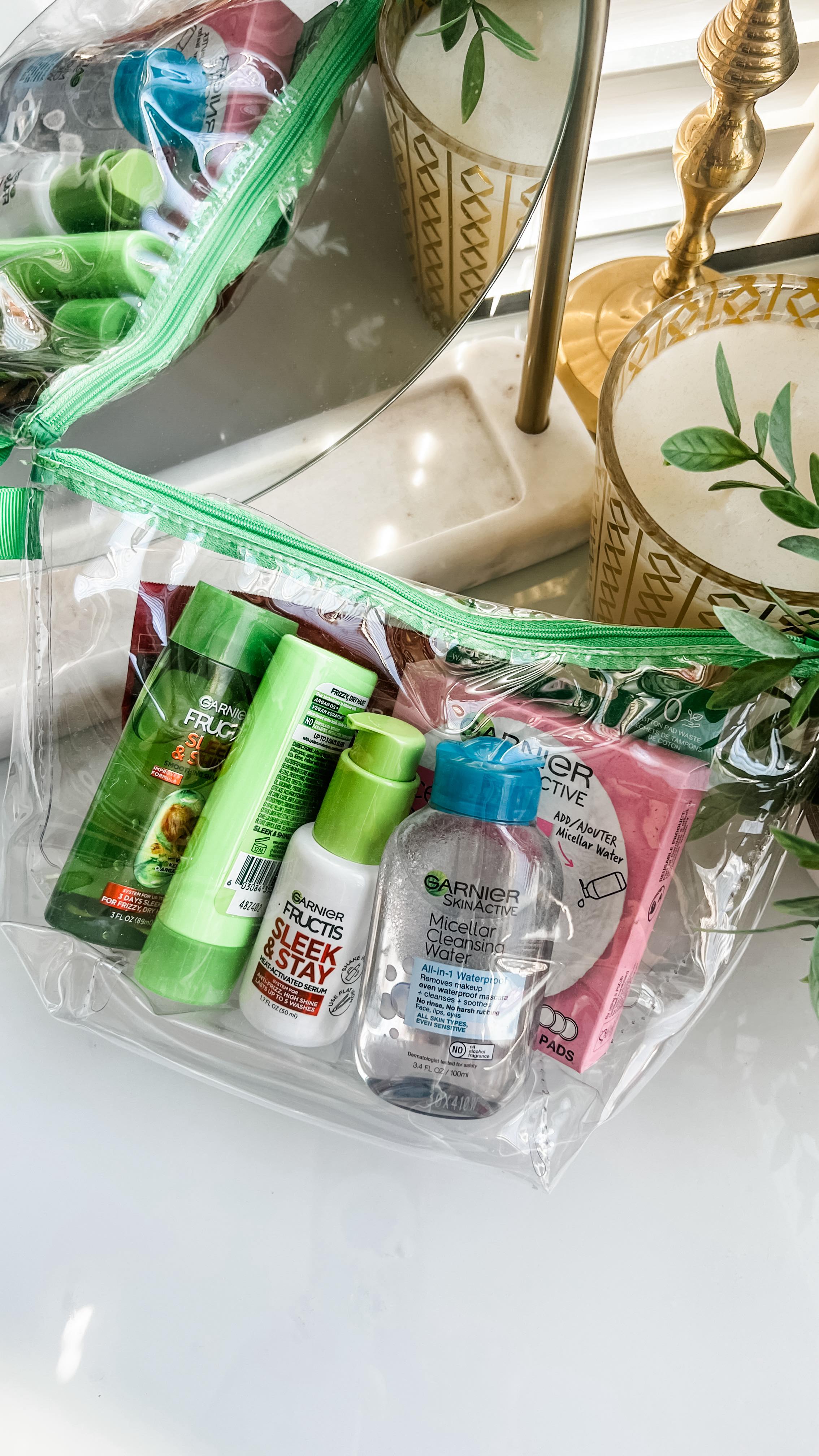 Instagram post by @hellobeautyjourney for Obviously. Caption reads: ✈️ @garnierusa on the go! 🎀

Some great Garnier....