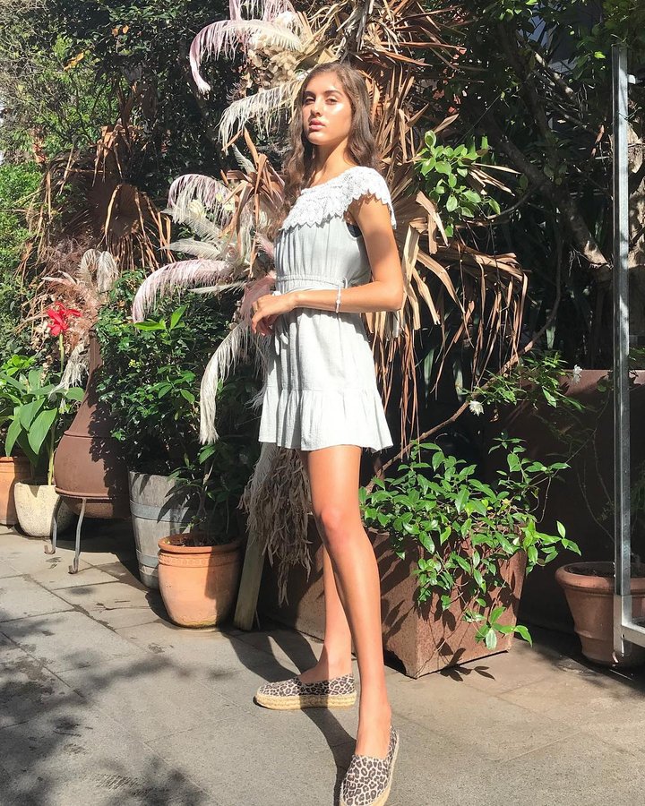 Instagram post by @rakeldjemil for The Mayfair Group. Caption reads: walking on a dream☀️
•
•
•
⚠️⚠️⚠️⚠️click that link....