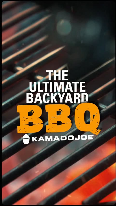 Instagram post by @kuestenglut for Kamado Joe. Caption reads: [...] Backyard BBQ 🔥
 
Together with Kamado Joe,....
