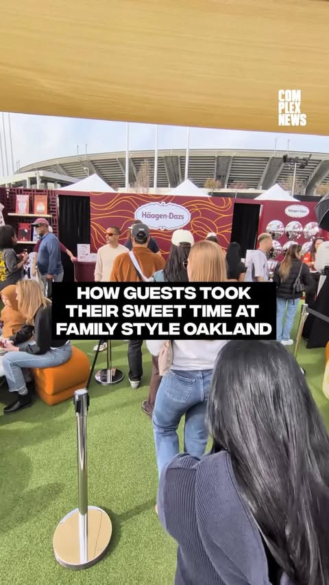 Instagram post by @haagendazs_us for Complex. Caption reads: #HaagenDazsPartner // At Family Style Oakland,....