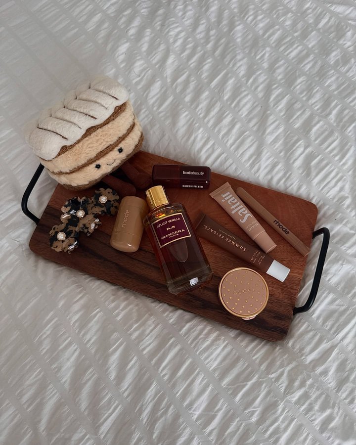 Instagram post by @coffee.and.concealers for Twisted Lily. Caption reads: for the vanilla girls only 🍨🧸 xplicit vanilla by....