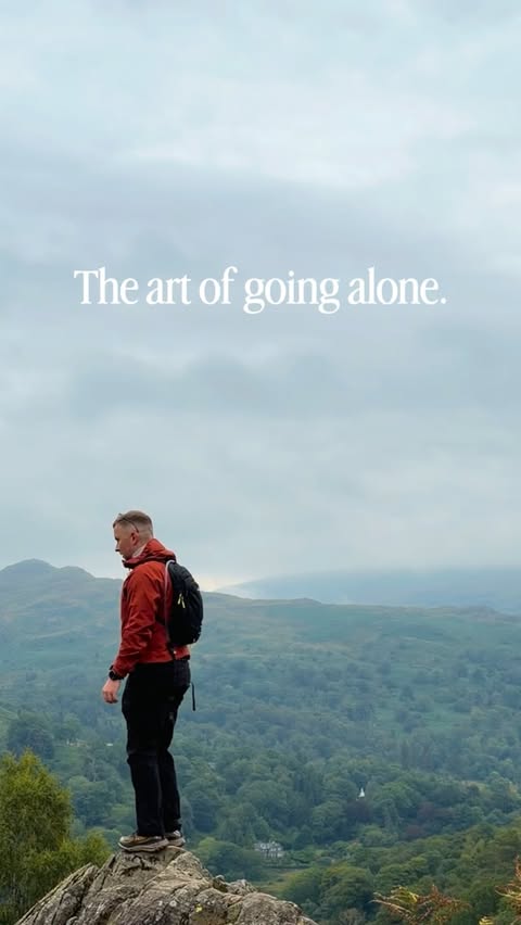 Instagram post by @danbutler.1 for Jeep. Caption reads: [...] alone. AD #SoloAdventure #HikingUK #AD....
