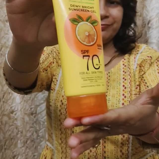 Instagram post by @gorgeous_geet05 for WOW Skin Science India. Caption reads: Are you looking for sunscreen with SPF....