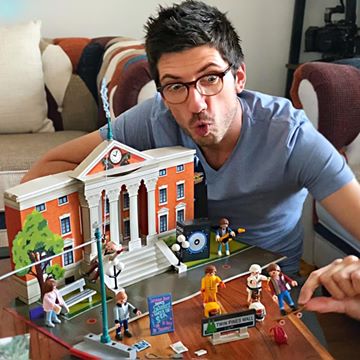 Instagram post by @alexanderboehm for Playmobil. Caption reads: Boa, geile #Werbung für euch, denn: ich persönlich....