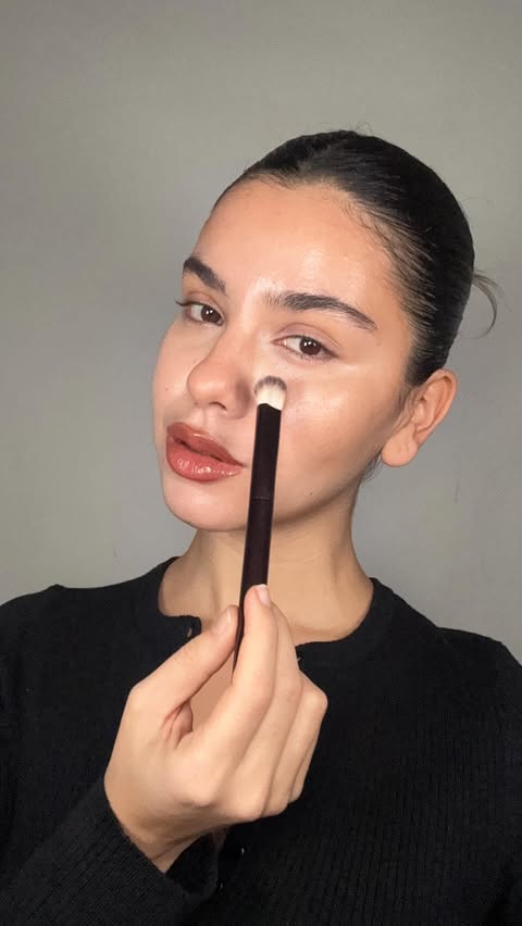 Instagram post by @bella.emar for CAIA Cosmetics. Caption reads: [...] bronzer Stick Truffle @caiacosmetics dewy....