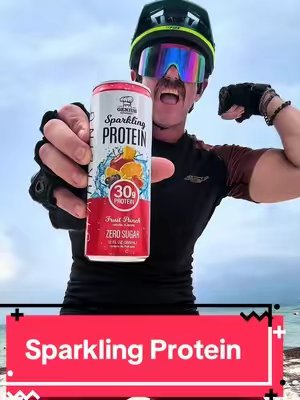 TikTok post by @floridamaneric for Genius Gourmet. Caption reads: [...] Sparkling. Clear. No chalky mess. Genius....