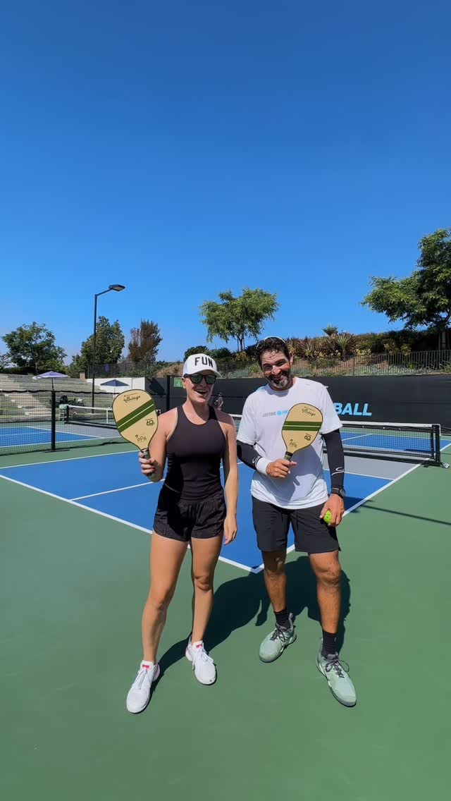 Instagram post by @marybrascia.pickleball for Life Time. Caption reads: Prep for the @ppatour WOODEN PADDLE VINTAGE OPEN....