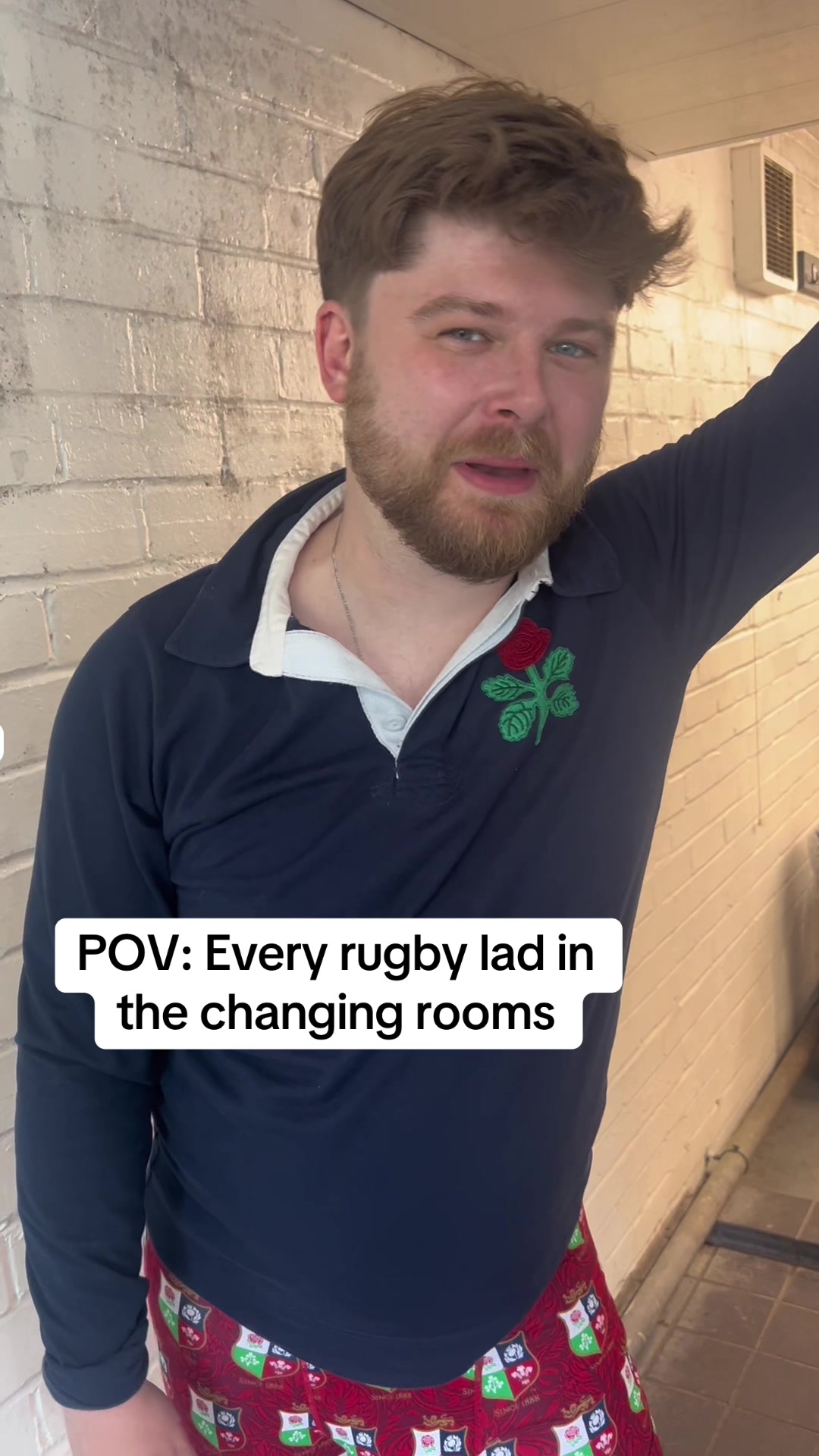 TikTok post by @elliottcassdude for OddBalls. Caption reads: [...] in the changing rooms (with a pair of....