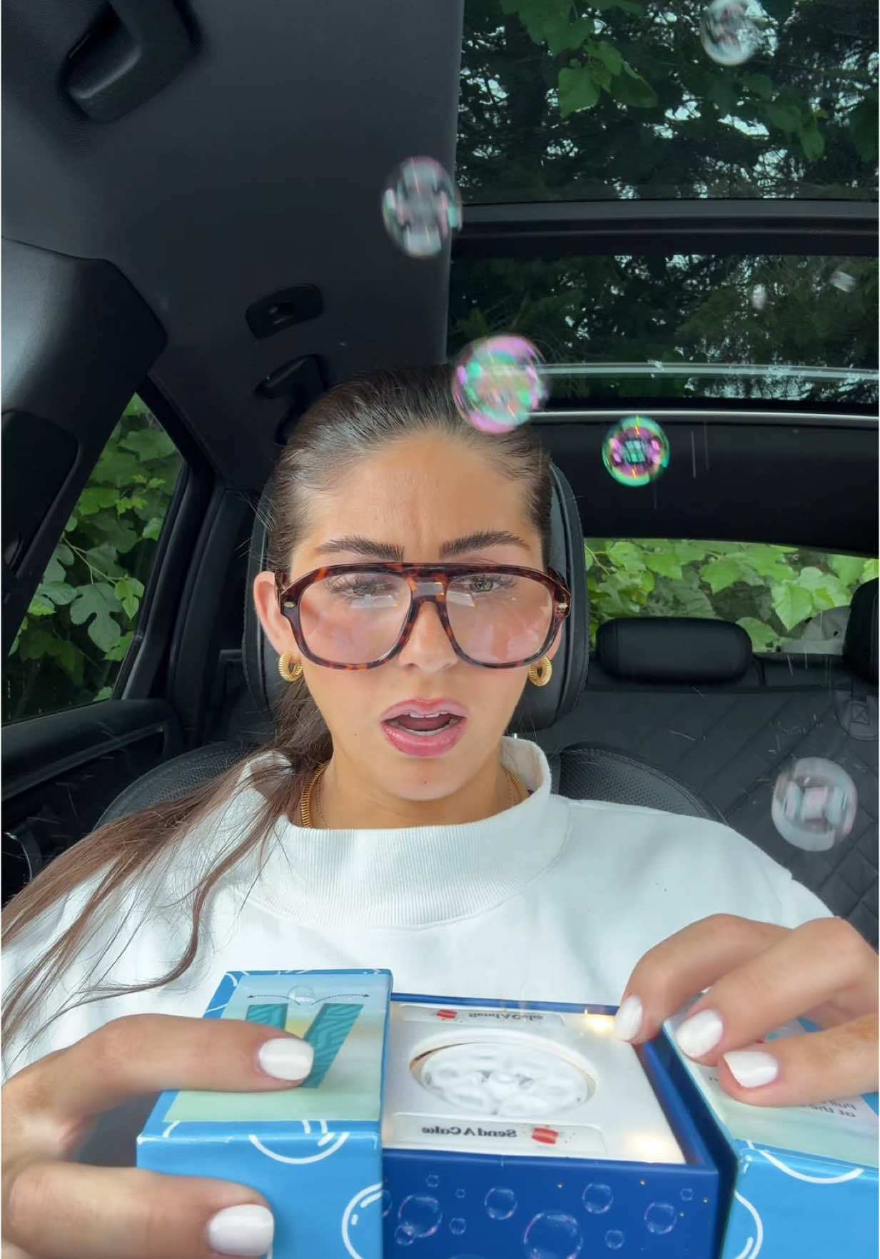 TikTok post by @oliviaboblet for Bioré. Caption reads: @Biore Skincare ok fine this was really fun.