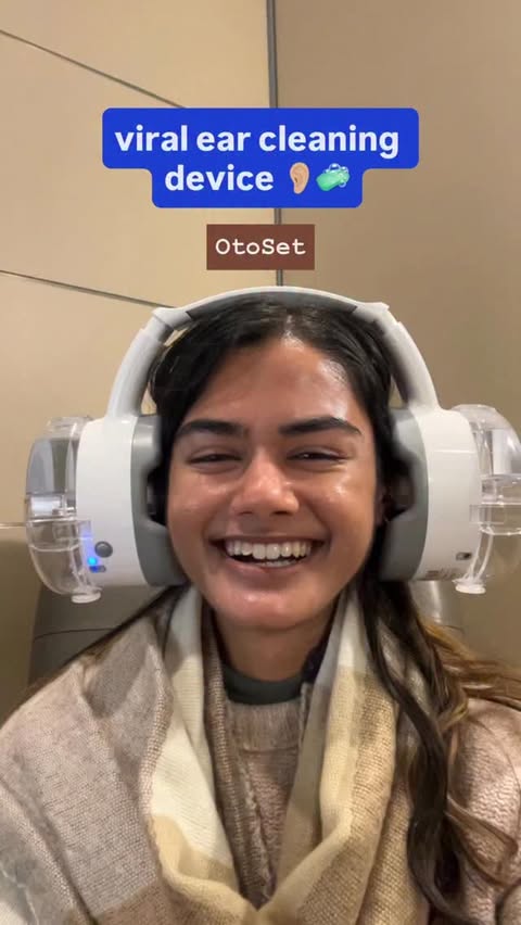 Instagram post by @priyas_plates for OtoSet. Caption reads: viral ear cleaning device @tryotoset 👂🏼🧼
📍All....