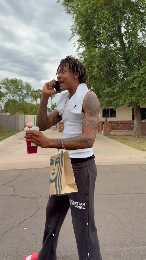 Instagram post by @therealdezzzo for Rockstar Original. Caption reads: Best day ever😂 #reels #viral Shop....