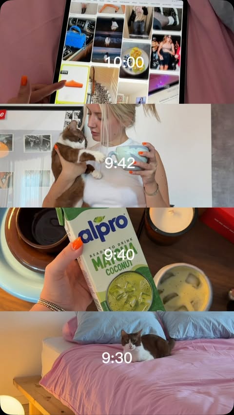 Instagram post by @duh_its_anda for Alpro. Caption reads: [...] my comfy zone is, in fact, a lifestyle.....