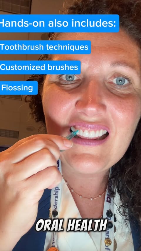 Instagram post by @shelley_the_hygienist for Curaprox. Caption reads: 🪥 Come join a Virtual Brush & Learn, Comment....