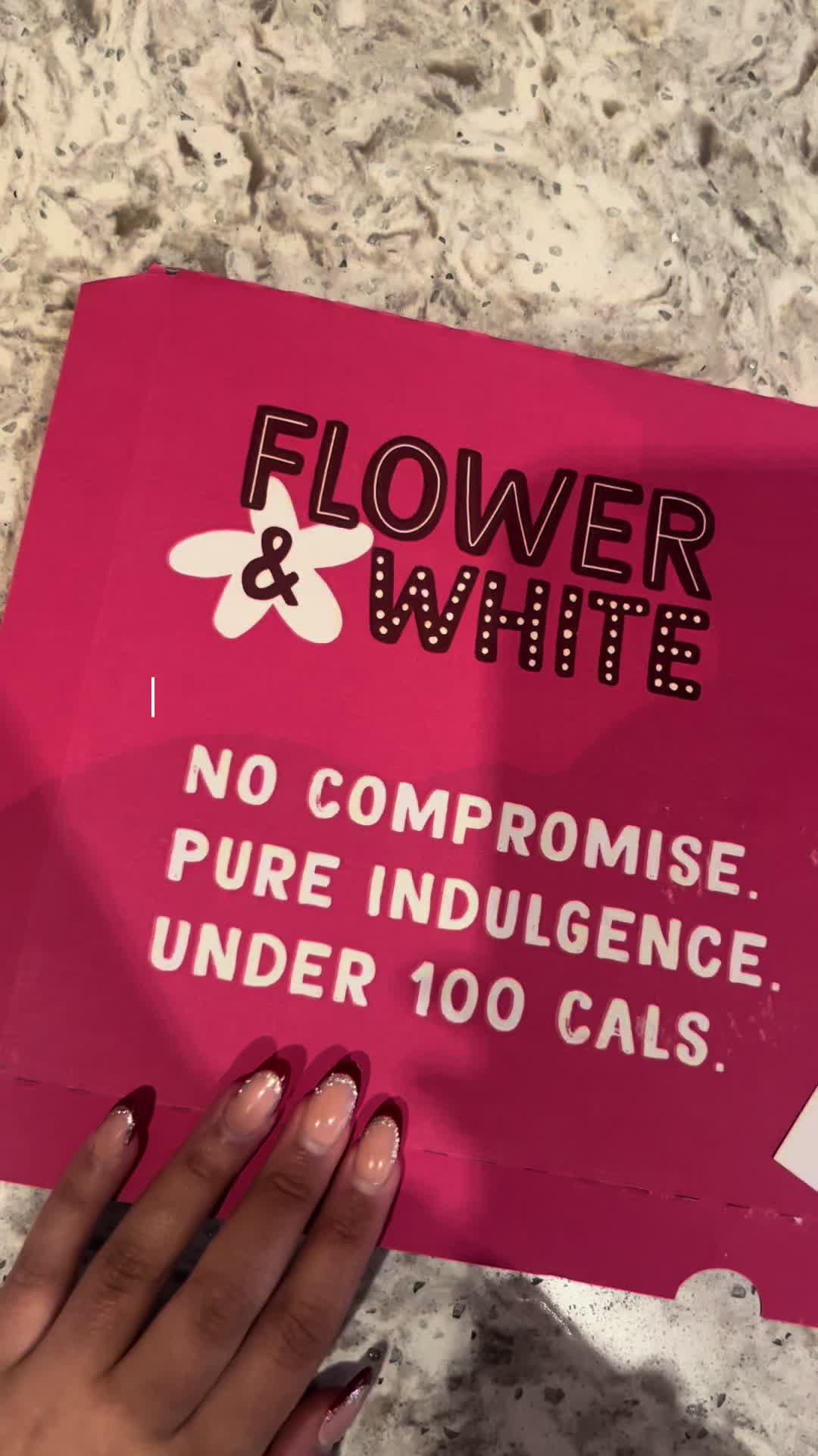 TikTok post by @manleenarora for Flower & White. Caption reads: [...] to try these meringue bars from @Flower &....