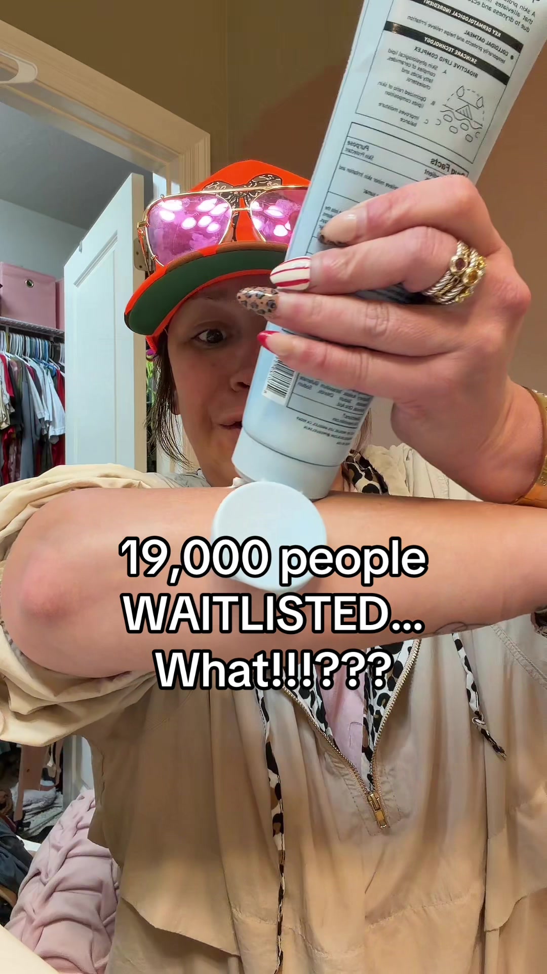 TikTok post by @cleanbritchesllc for Prequel Skin. Caption reads: 19k people were on the waitlist!!!!!! That’s....
