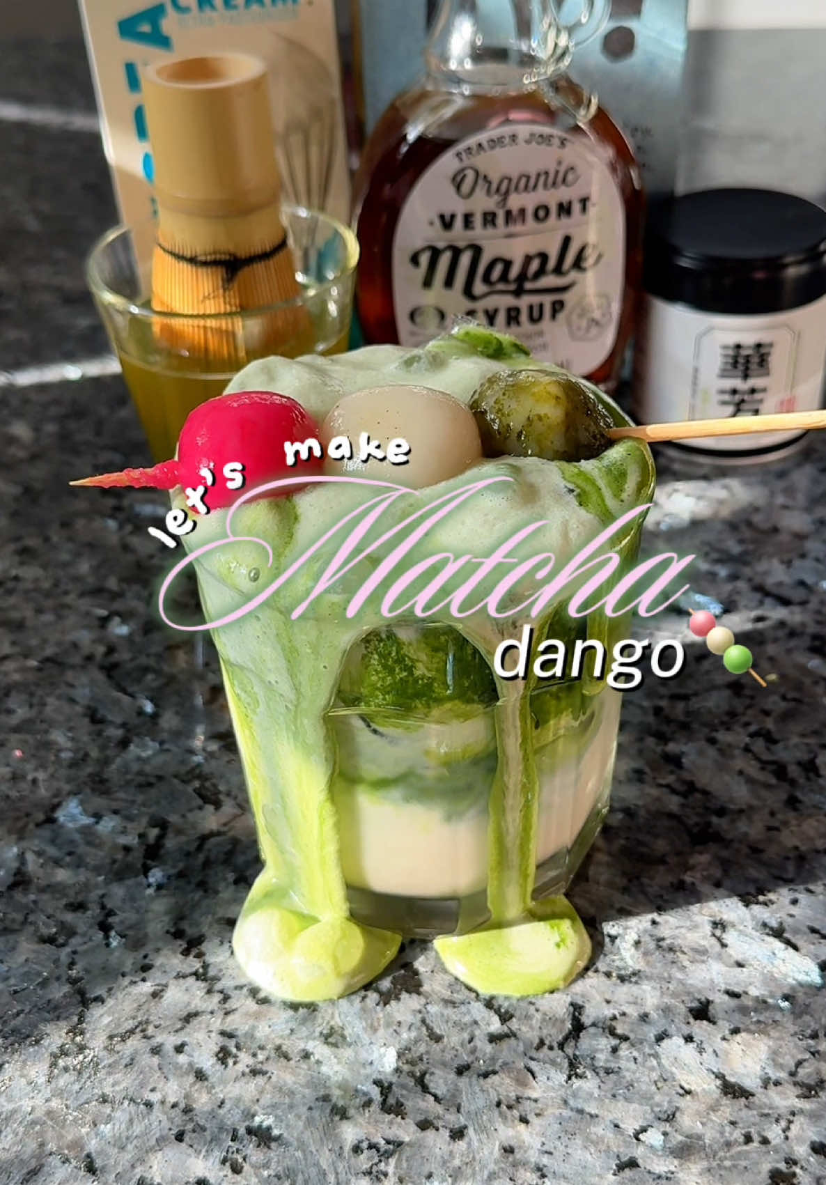 TikTok post by @strawberriezsnz for Chazoku. Caption reads: [...] post it soon) @zens lifestyle matcha....