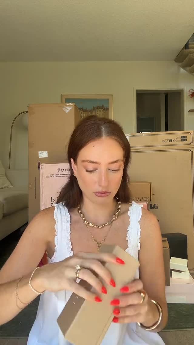 Instagram post by @jordyyhard for STAUD. Caption reads: unboxing some recent pr! comment below to win some....